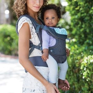 Infantino 4 in 1 baby body carrier gray